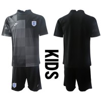 Koszulka piłkarska Anglia Bramkarska Strój Domowy dla dzieci MŚ 2022 tanio Krótki Rękaw (+ Krótkie spodenki)